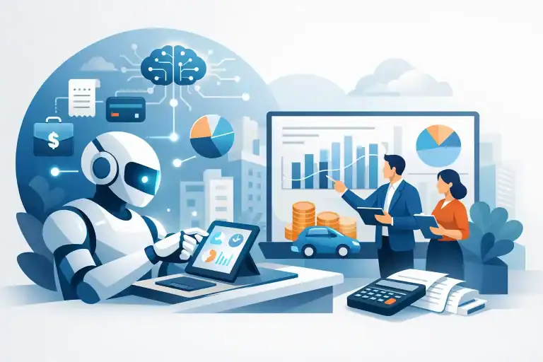AI and automation in small business expense management.