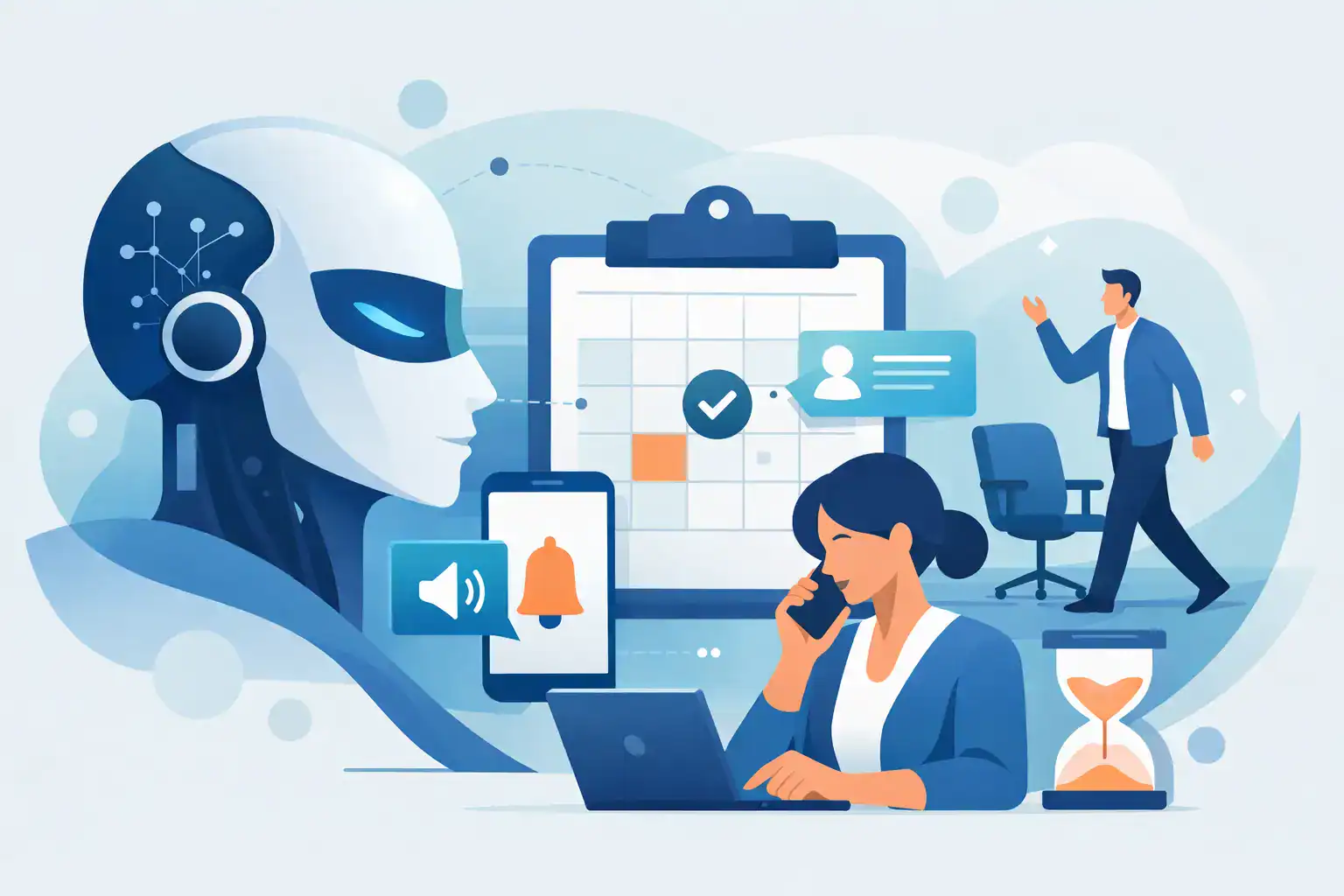 AI-powered assistant preventing no-shows in appointments.
